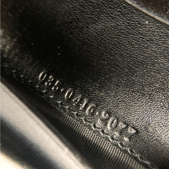 GUCCI VINTAGE GG LOGO PLATE LEATHER WALLET MEN BIFOLD BLACK - Picture 15 of 15